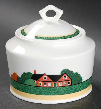 Fairway Sugar Bowl & Lid