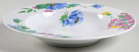 Floral Gallery Large Rim Soup Bowl