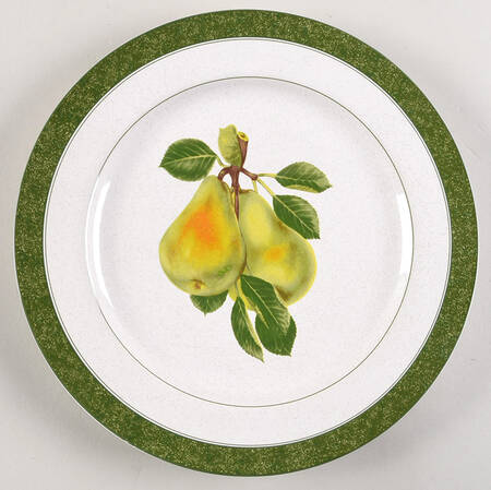 Fruit Delight Apple Dinner Plate