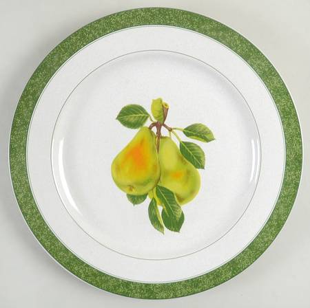 Fruit Delight Pear 12" Chop Plate (Round Platter)