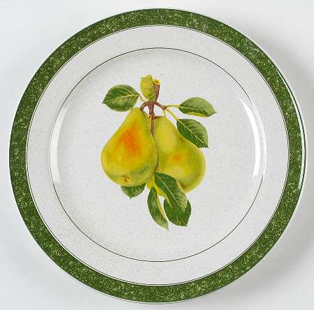 Fruit Delight Pear Salad Plate