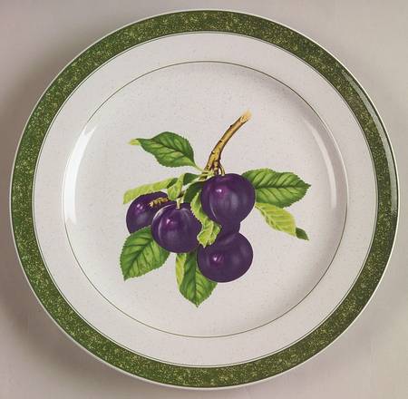 Fruit Delight Plum Salad Plate