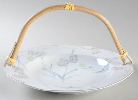 Fresh As Spring 7''-7 1/4'' Basket W/Bamboo Handle HC