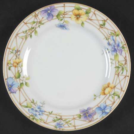 French Trellis Salad Plate