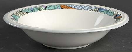Geometry 9" Round Vegetable Bowl