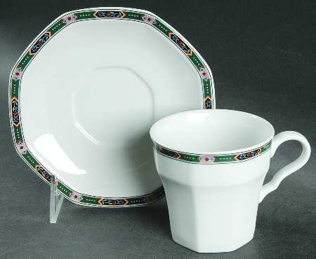 Glenwood Flat Cup & Saucer Set