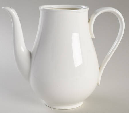 Heritage White Coffee Pot No Lid