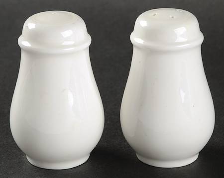Heritage White Salt & Pepper Set