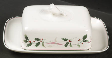 Holiday Splendor Square Covered Butter