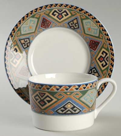 La Brea Flat Cup & Saucer Set