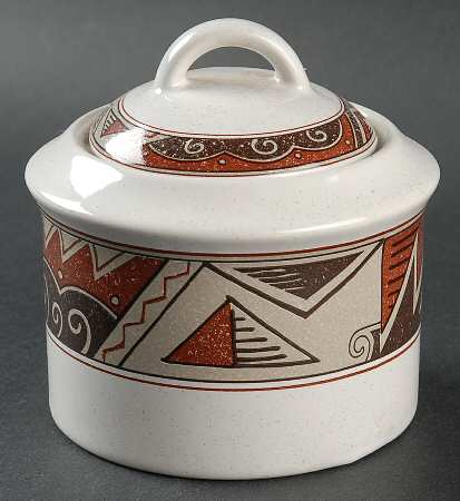 Montezuma Sugar Bowl & Lid
