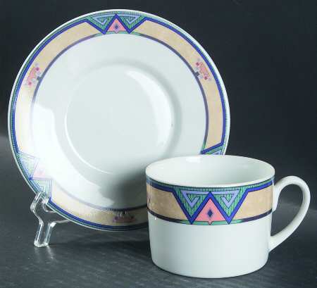 Montero Flat Cup & Saucer Set by Christopher Stuart
