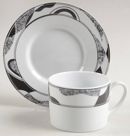 Odyssey Flat Cup & Saucer Set