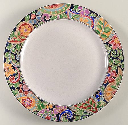 Paisley Mural Salad Plate