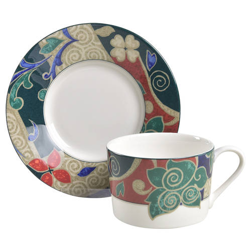 Flat Cup & Saucer Set