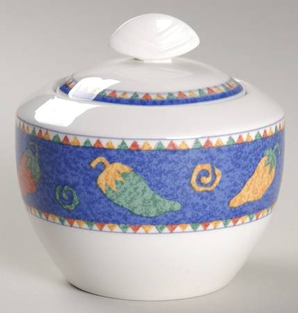 Pepper Patch Sugar Bowl & Lid