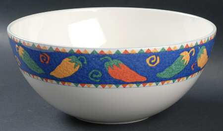 Pepper Patch 8" Round Vegetable Bowl