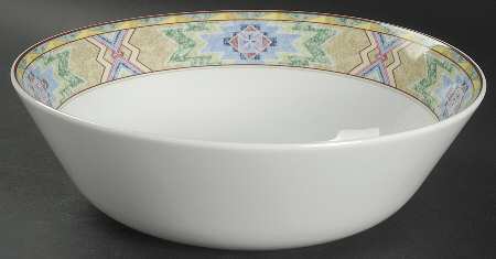 Rising Sun 9" Round Vegetable Bowl