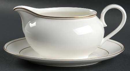 Royal Gold Gravy Boat & Underplate