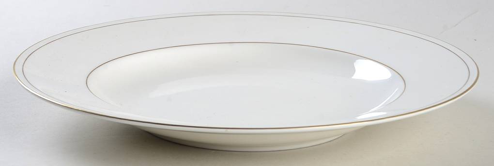Royal Gold Large Rim Soup Bowl