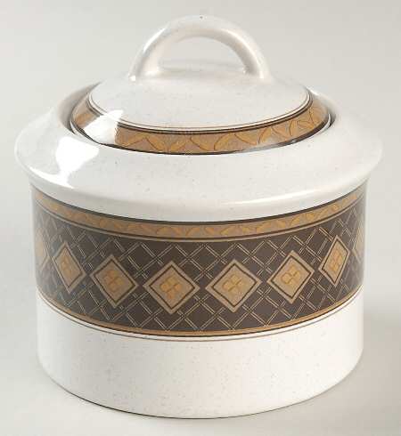 Senegal Sugar Bowl & Lid