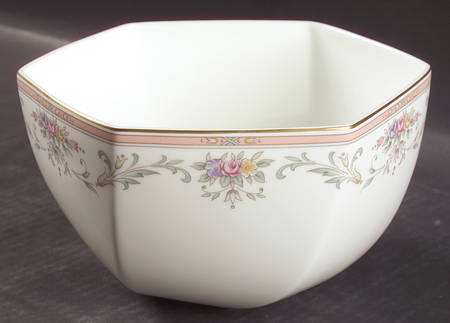 Spring Crest 7" Octagonal Vegetable Bowl