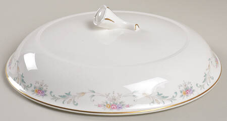 Spring Crest Lid for 2 Quart Oval Covered Casserole