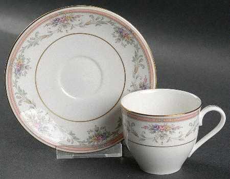 Spring Crest Flat Demitasse Cup & Saucer Set