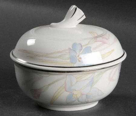 Spring Surf Sugar Bowl & Lid