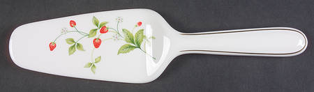 Strawberry Field Solid Ceramic Pie/Cake Server