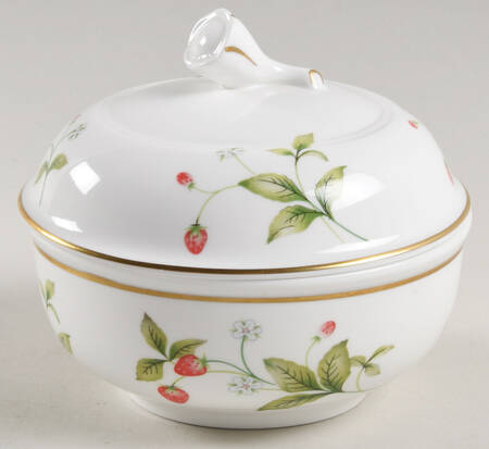 Strawberry Field Sugar Bowl & Lid