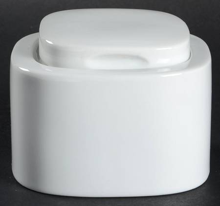 Studio White Sugar Bowl & Lid