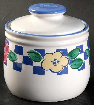 Village Bistro Sugar Bowl & Lid