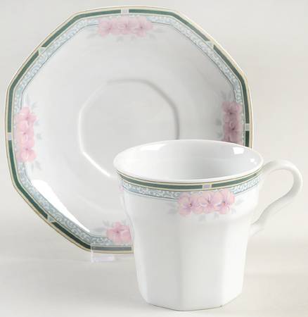 Flat Cup & Saucer Set
