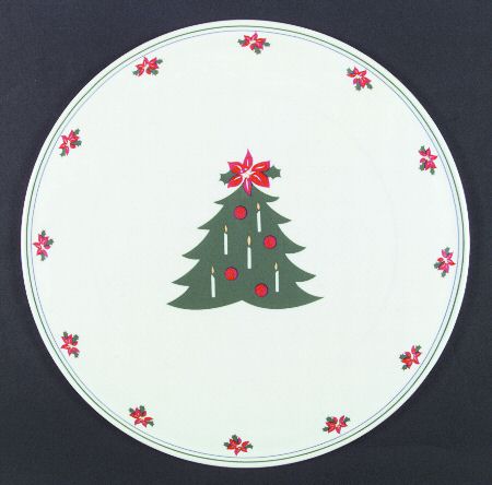 Yuletidings Cake Plate