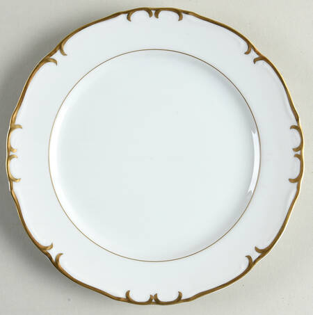 Gold Sharon Salad Plate
