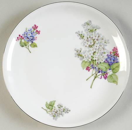 Lilac Time Salad Plate