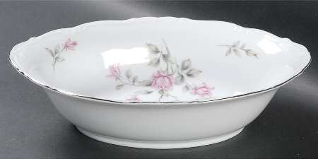 Sharon Rose 10" Oval Vegetable Bowl