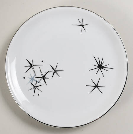 Starlight Salad Plate by James Chatelaine
