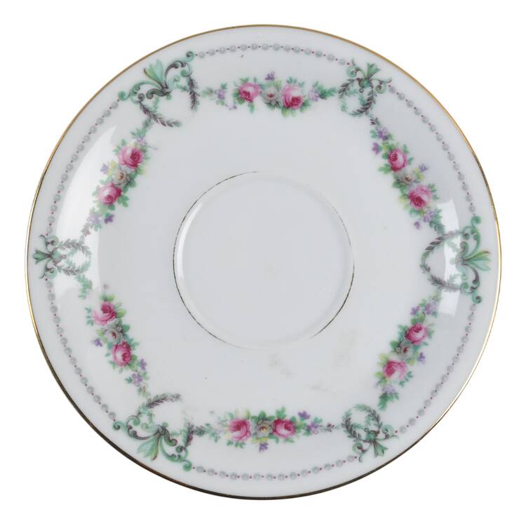 Rose Garland Saucer