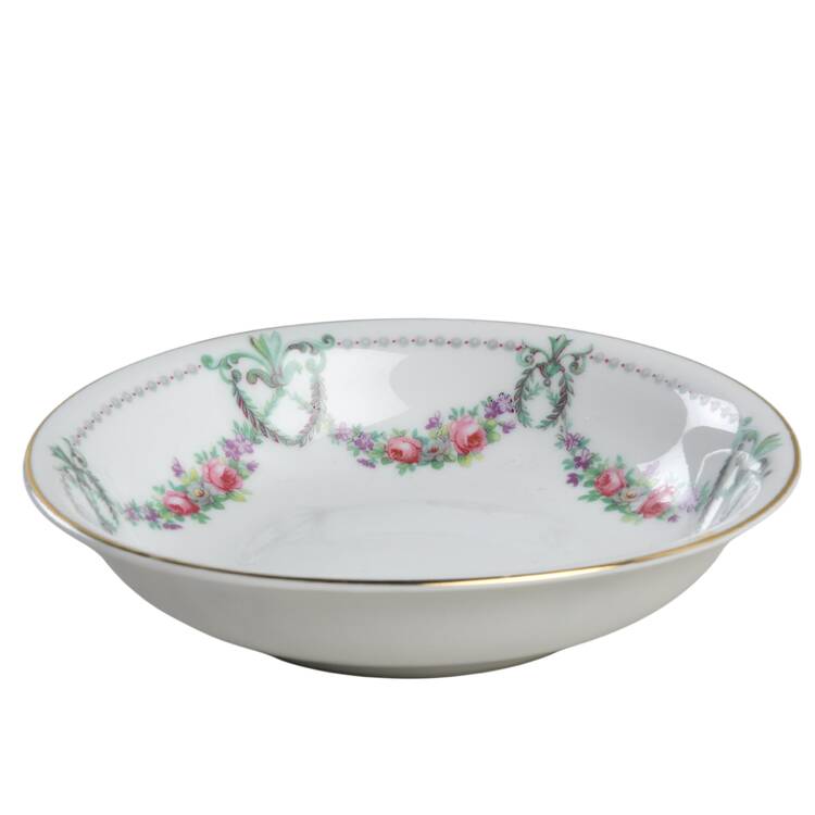 Rose Garland Fruit/Dessert (Sauce) Bowl