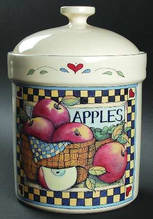 Harvest Fair Extra Large Canister & Lid