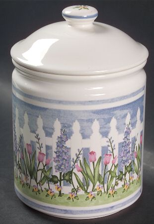 Delphinium Medium Canister & Lid