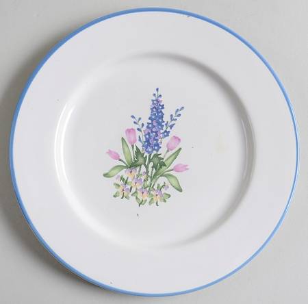 Delphinium Salad Plate