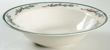 Waiting For Santa 9" Round Vegetable Bowl