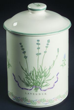 Woodbine Meadows Large Canister & Lid