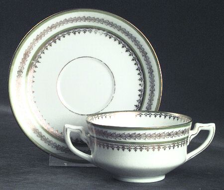 CIM11 Flat Bouillon Cup & Saucer