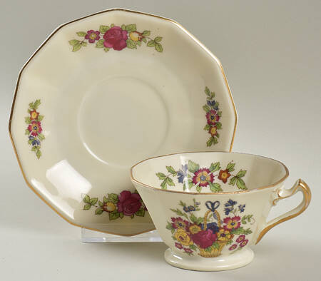 CIM16 Footed Cup & Saucer Set by Crown Imperial