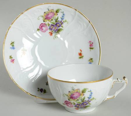 CIM6 (CZE) Flat Cup & Saucer Set