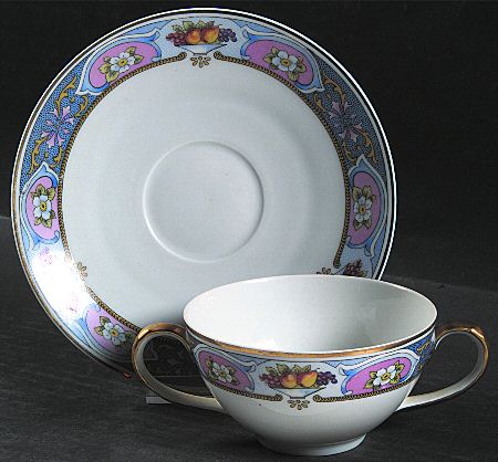 Clementine Flat Bouillon Cup & Saucer